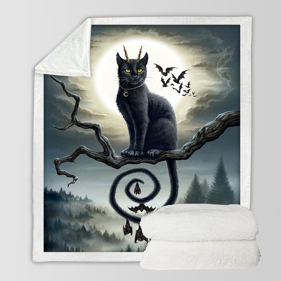 products/Scary-Night-Art-Moonlight-Companions-Bats-and-Cat-Sofa-Blankets