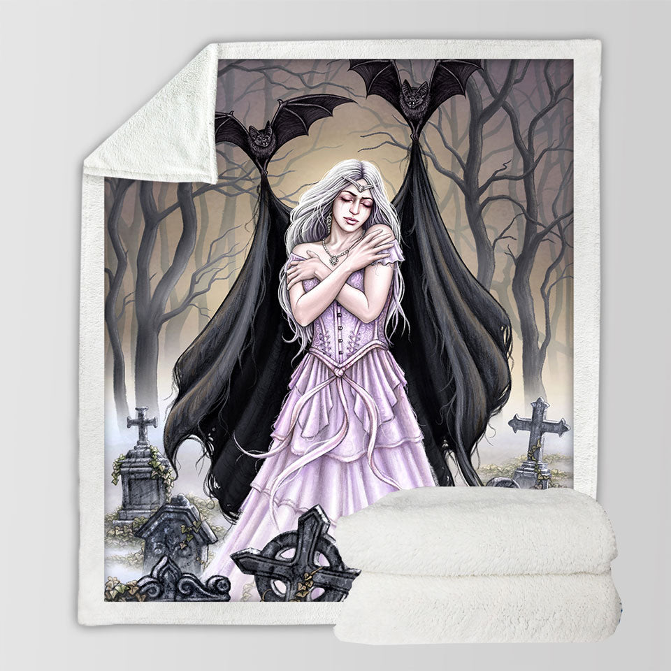 products/Scary-Throws-Art-Graveyard-Bats-Night-Embrace-for-Lonely-Woman