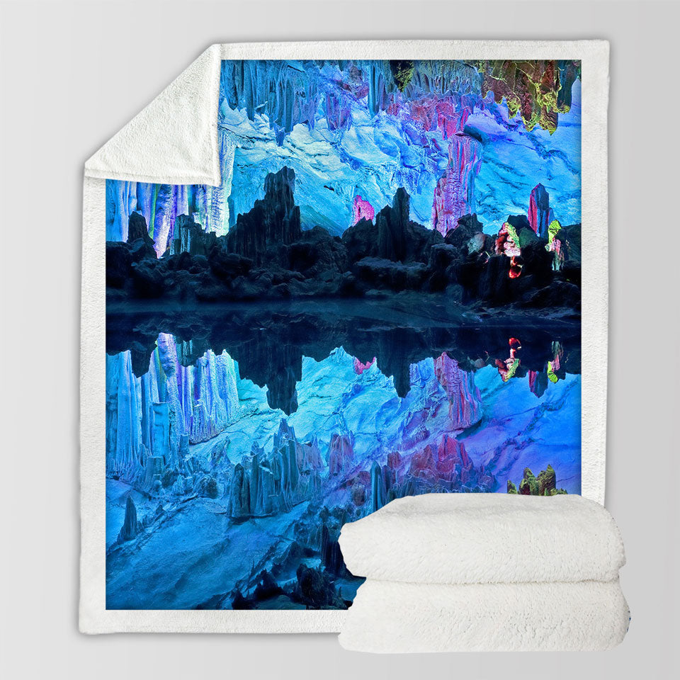 Secret Cave Sherpa Blanket