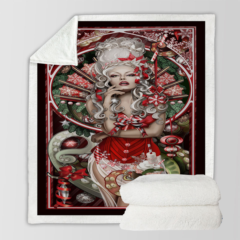 products/Sexy-Blankets-Art-Cthulhu-and-Beautiful-Candy-Lady