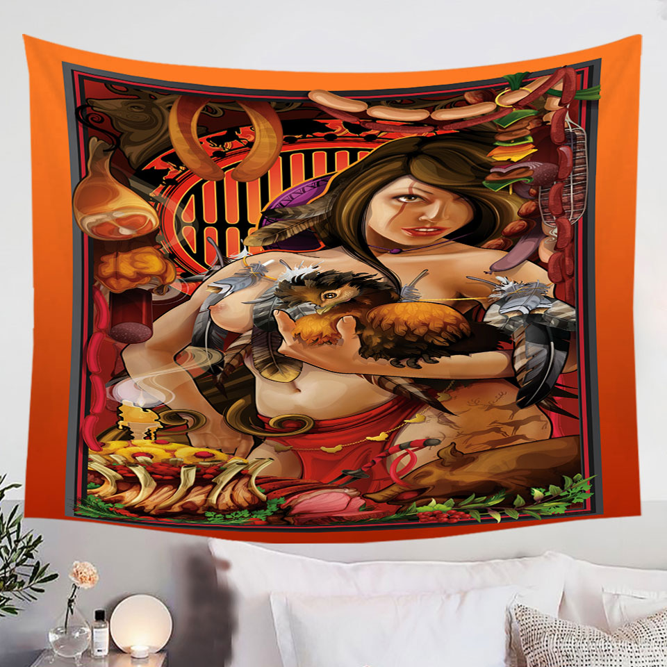 Sexy-Tapestry-Wall-Decor-Art-Fine-Girl-the-Goddess-of-Meat