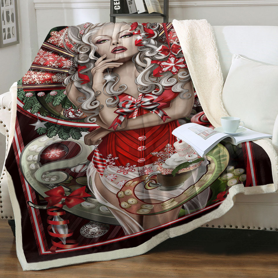 products/Sexy-Throws-Art-Cthulhu-and-Beautiful-Candy-Lady