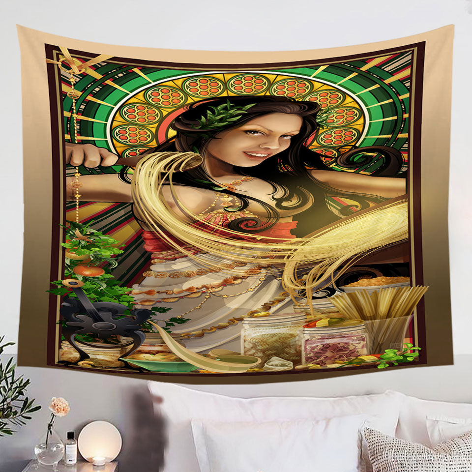 Sexy-Woman-Wall-Decor-for-Guys-Art-Goddess-of-Pasta