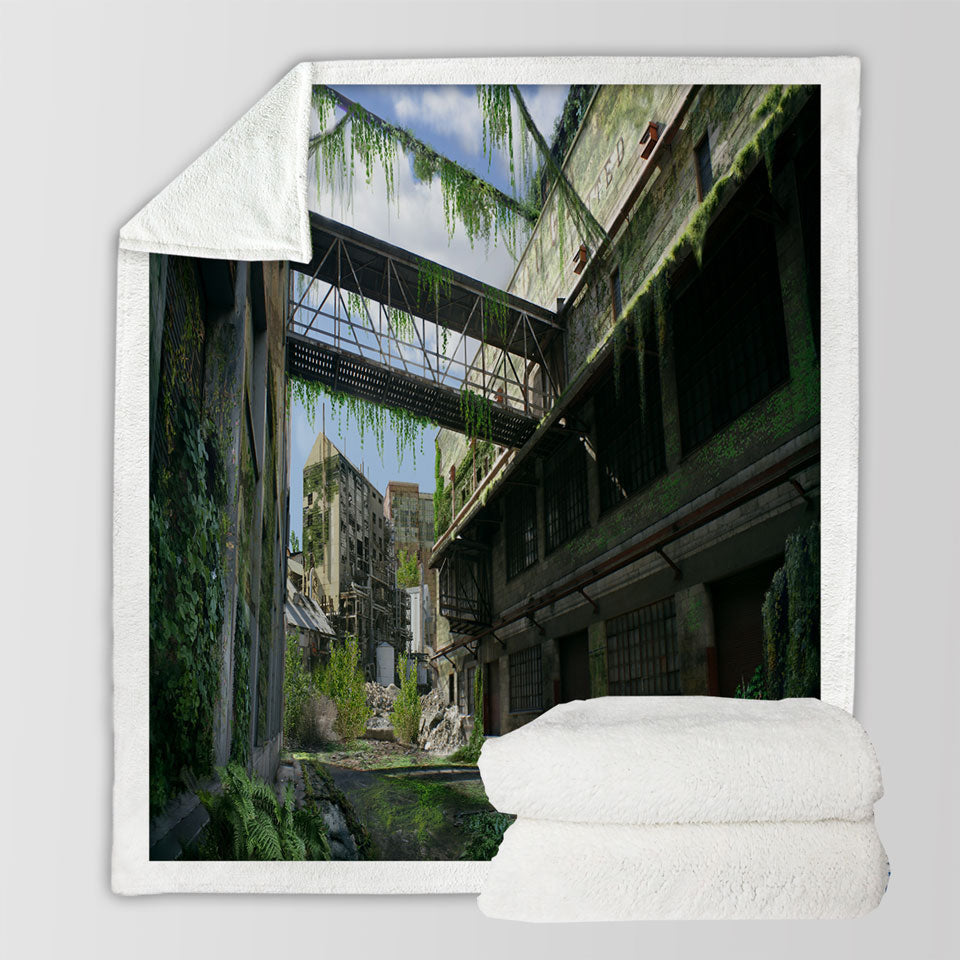 products/Sherpa-Blanket-of-Future-Art-Abandoned-City