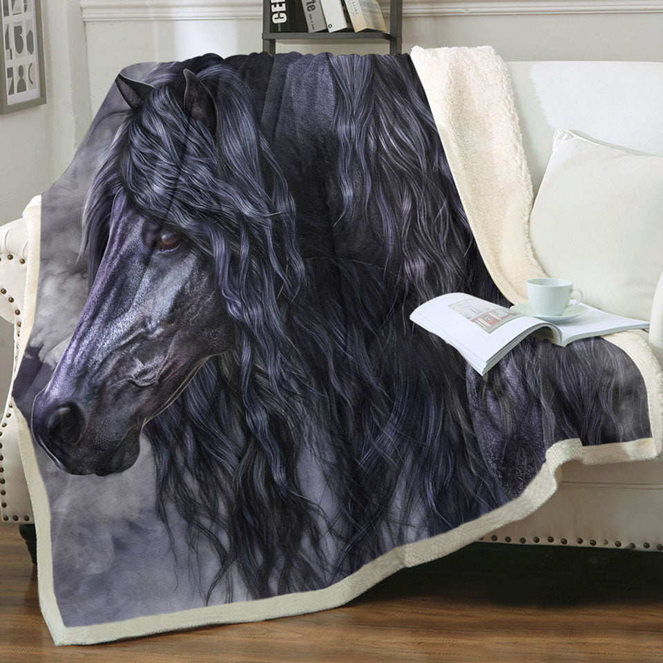 products/Smoke-and-Ebony-Black-Horse-Couch-Throws