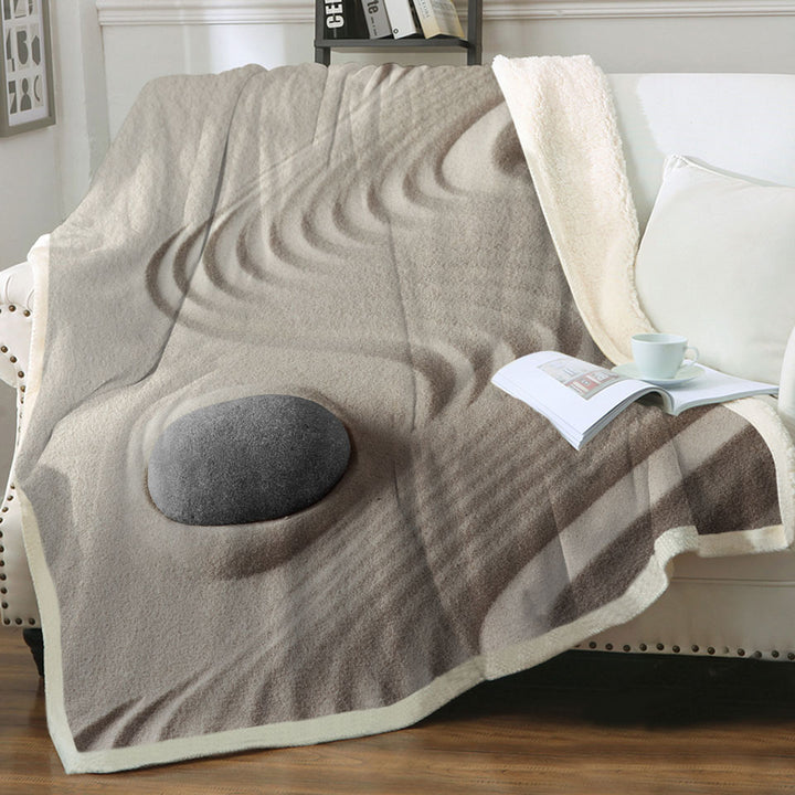 Smooth White Sand Unique Throws