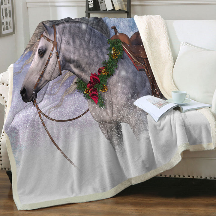 products/Snowy-Christmas-Sofa-Blankets-with-White-Horse