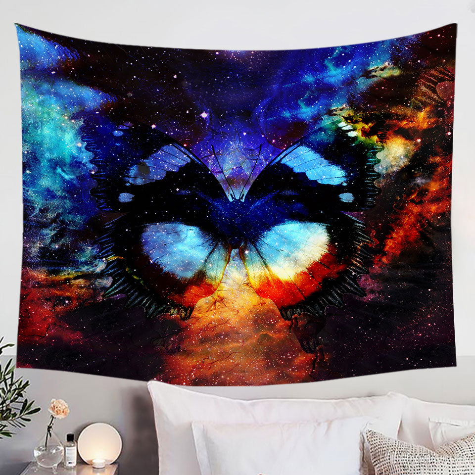 Space Butterfly Wall Art Prints