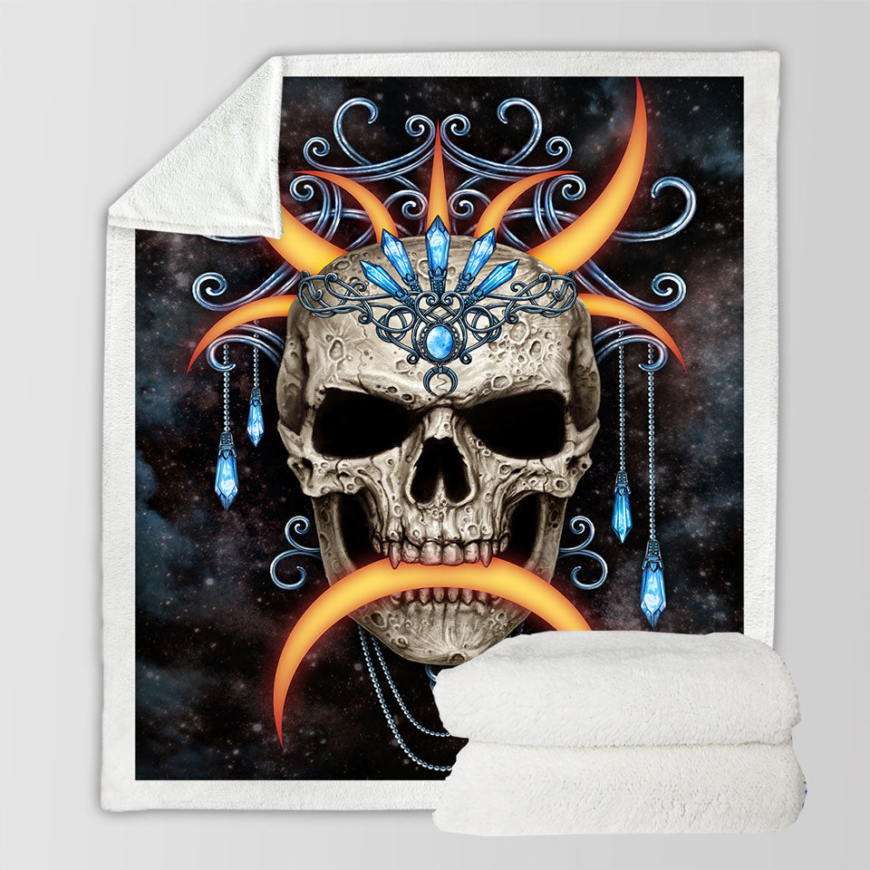 products/Space-Skull-Sherpa-Blanket-the-Moon-Queen