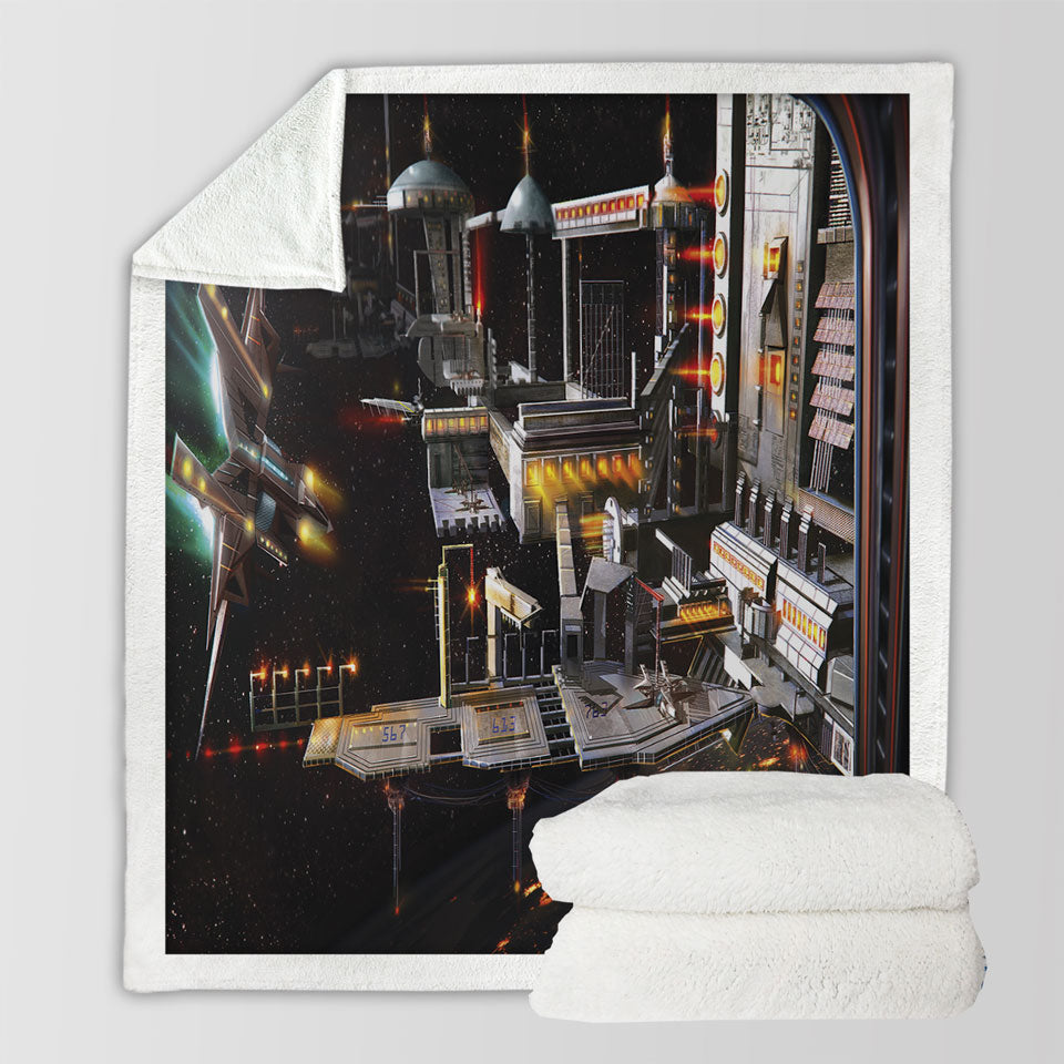 products/Space-Station-Sherpa-Blanket-Landing-Bay-Science-Fiction-Art
