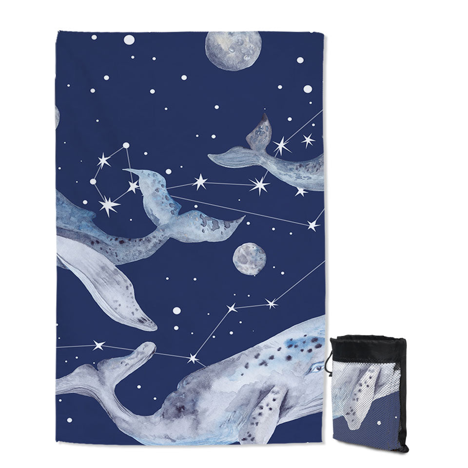 Space Whales Pool Towels
