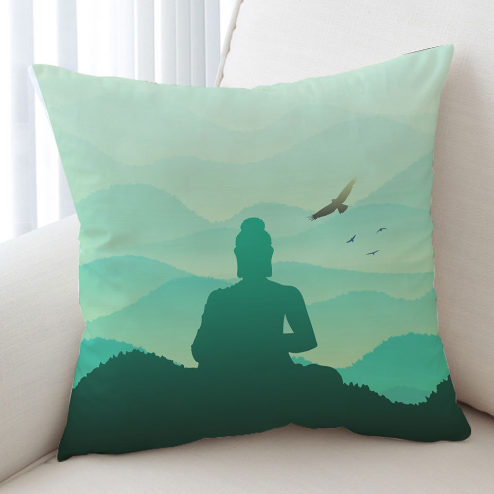 Spiritual Buddha Cushion Cover