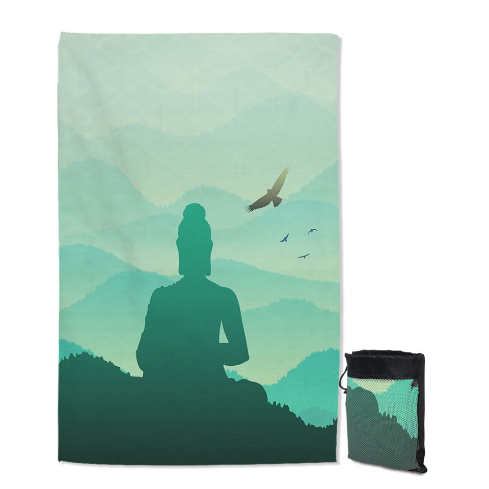 Spiritual Buddha Quick Dry Beach Towel