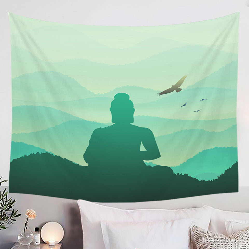 Spiritual Buddha Wall Decor Tapestry