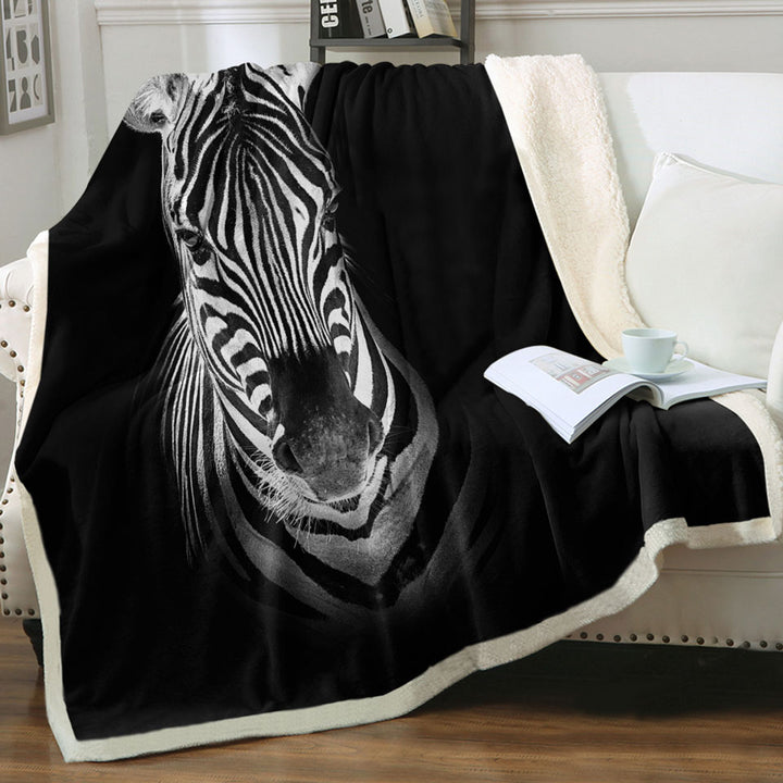 Spotlight Zebra Animal Throws