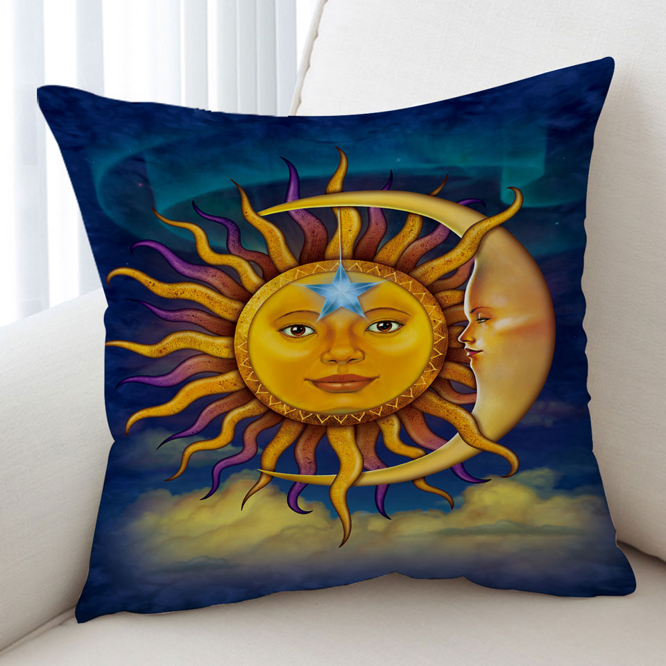 Star Sun Moon Cushion Covers