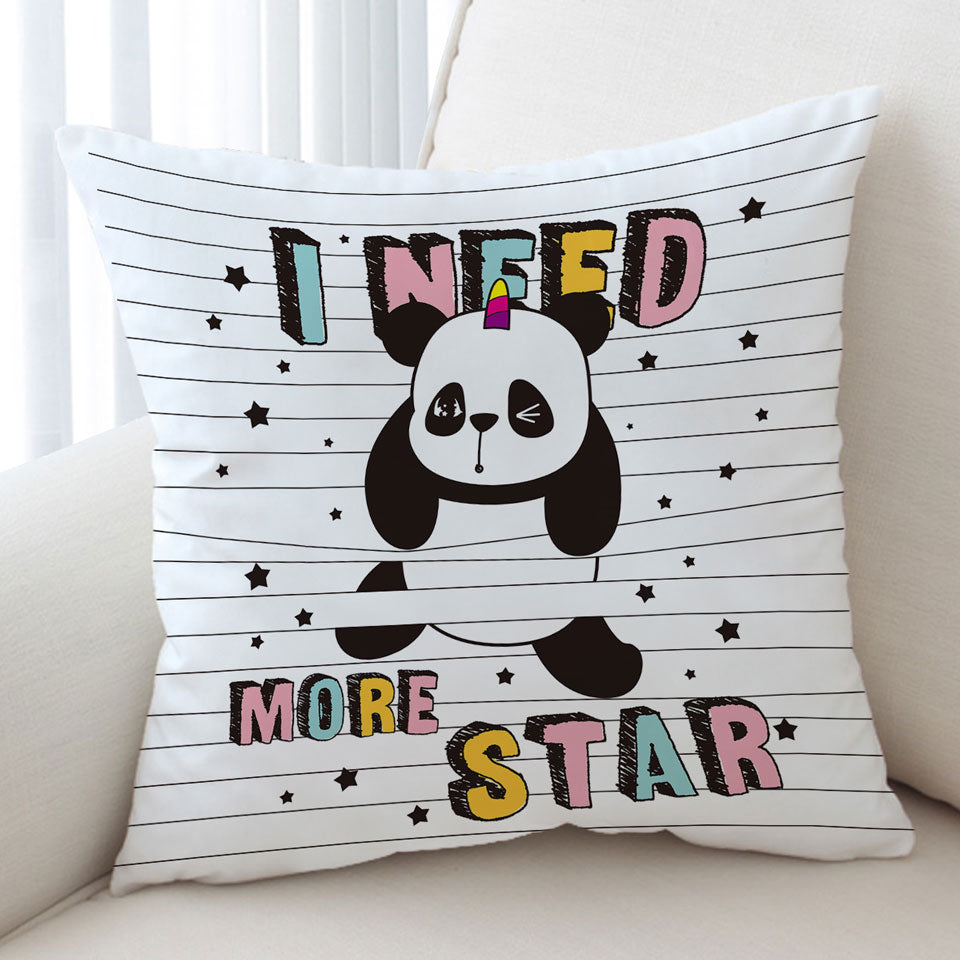 Stars Panda Children Cushion