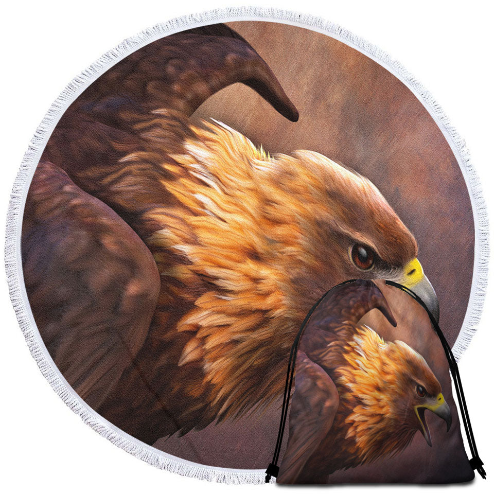 Strong American Eagle Beach Towels