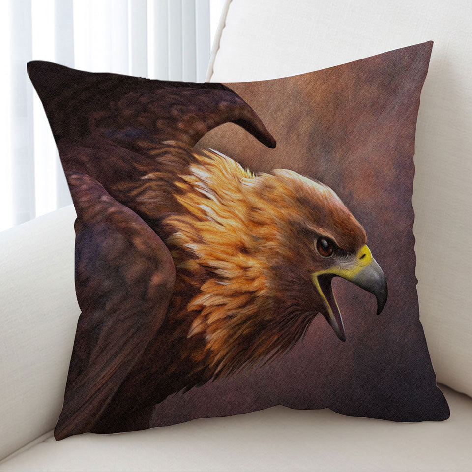 Strong American Eagle Cushion