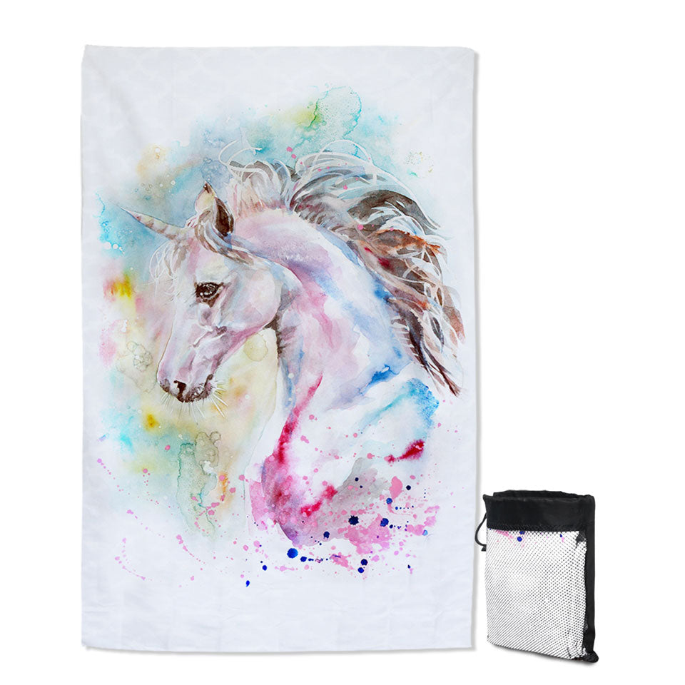 Stunning Unicorn Quick Dry Beach Towel