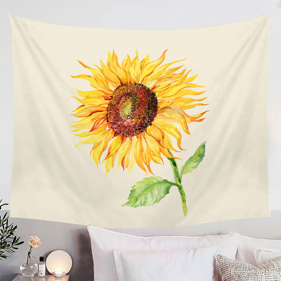 Sunflower Wall Decor Tapestry