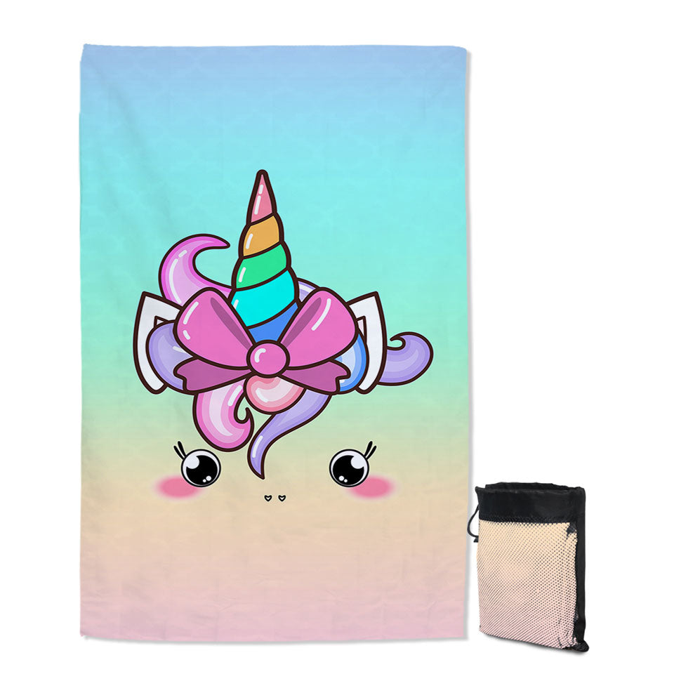 Sweet Unicorn Lightweight Beach Towel For Kids
