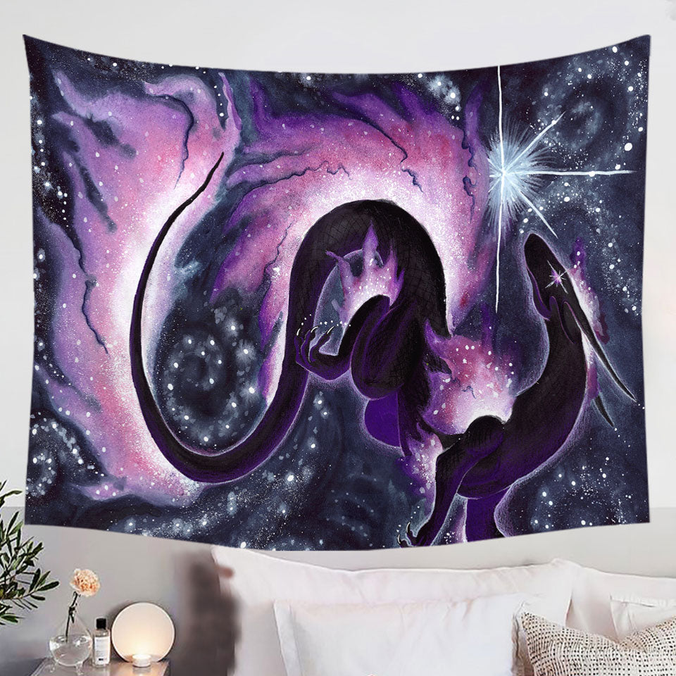 The-Star-Dancer-Fantasy-Art-Purple-Galaxy-Tapestry-with-Dragon