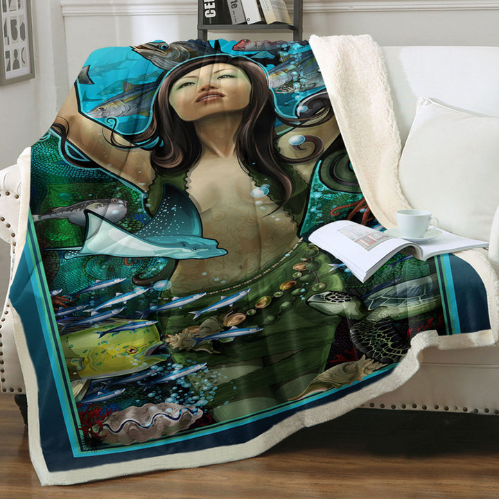 products/Throw-Blanket-of-Underwater-Beautiful-Woman-the-Goddess-of-Marine-Life