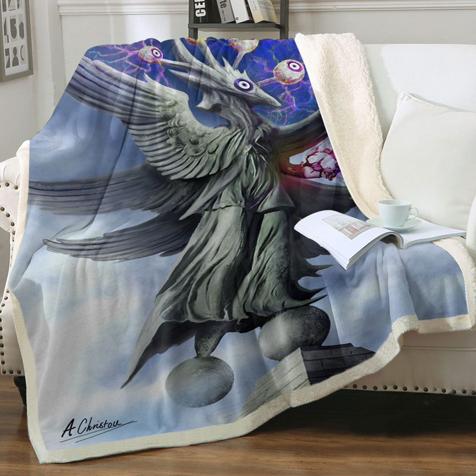 products/Throws-of-Fiction-Art-Surreal-Eye-Angel