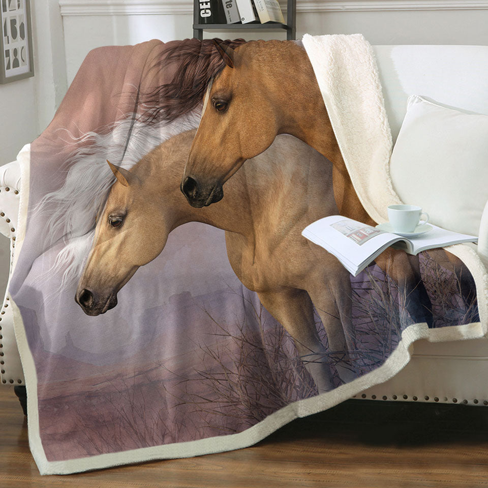 products/Throws-with-Sunset-Gold-Wild-American-Horses