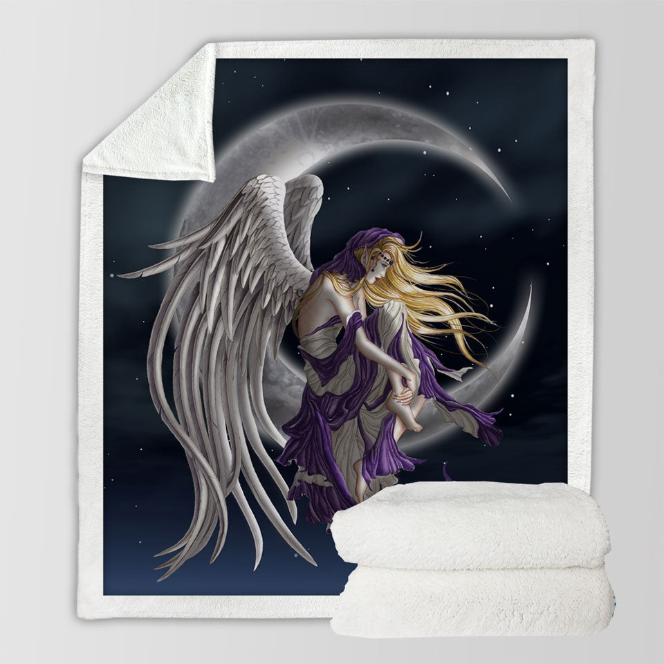 products/Touching-Fantasy-Art-the-Moon-Dreamer-Fairy-Sofa-Blankets-for-Sale