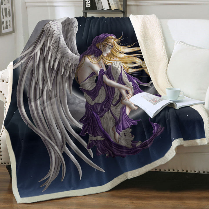 products/Touching-Fantasy-Art-the-Moon-Dreamer-Fairy-Throws-for-Sale