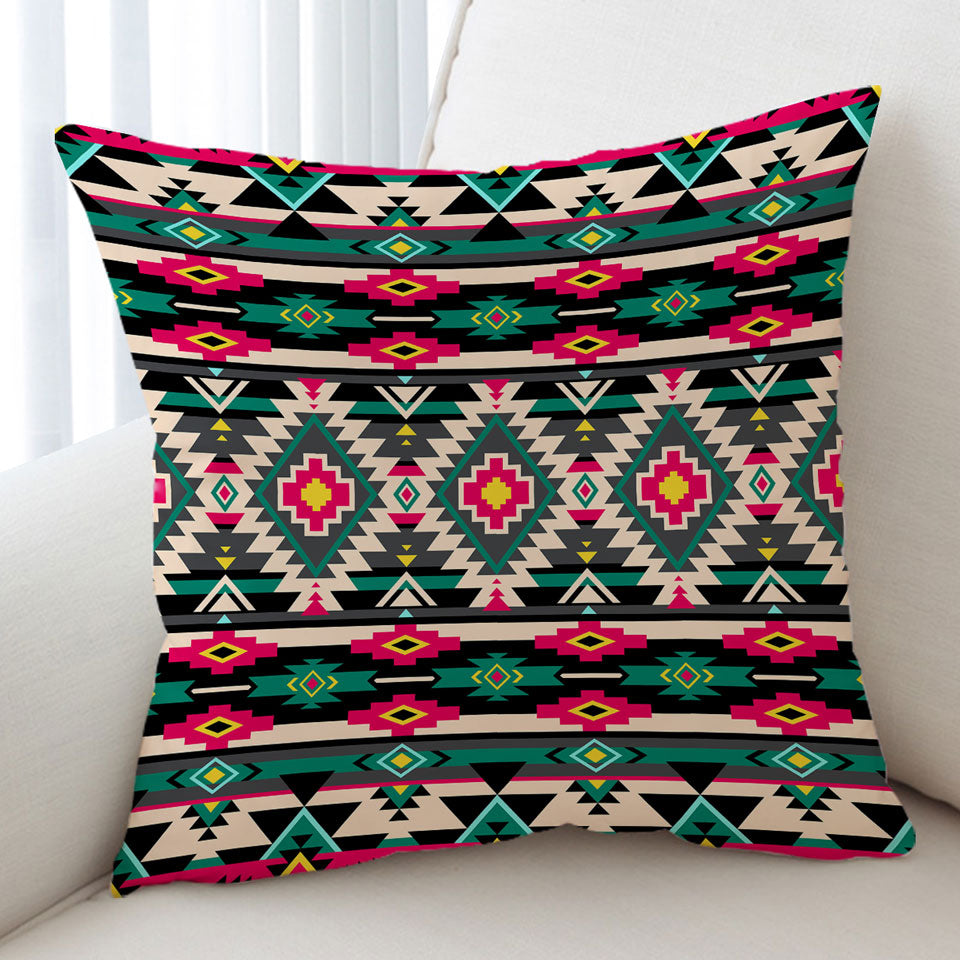 Traditional Aztec Multicolor Cushion Covers
