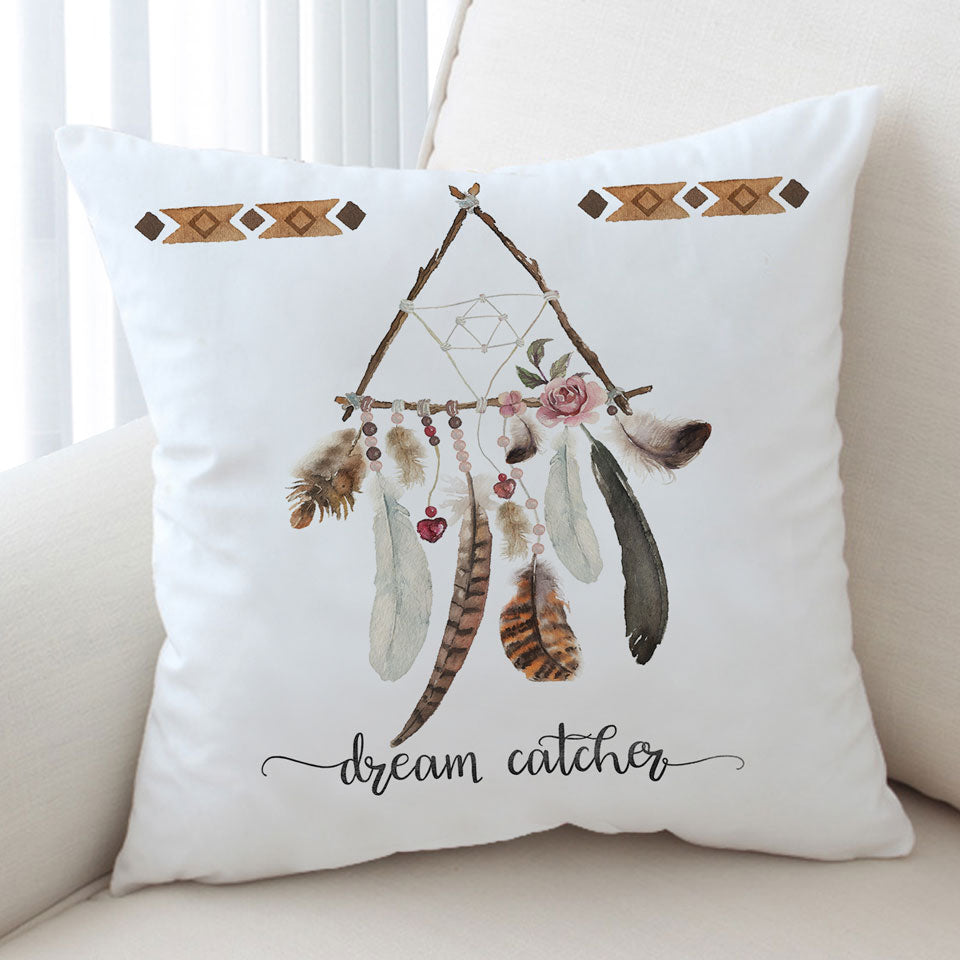 Triangular Native Dream Catcher Cushion