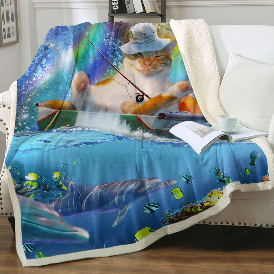 products/Unique-Throws-Cool-Cute-and-Funny-Space-Cat-Ocean-Fishing