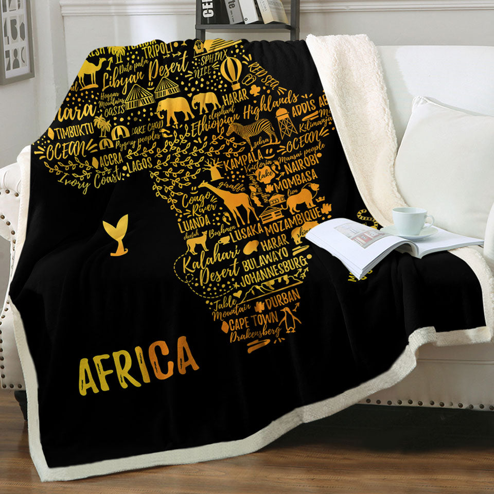 Unique Throws with Fascinating Africa The African Continent