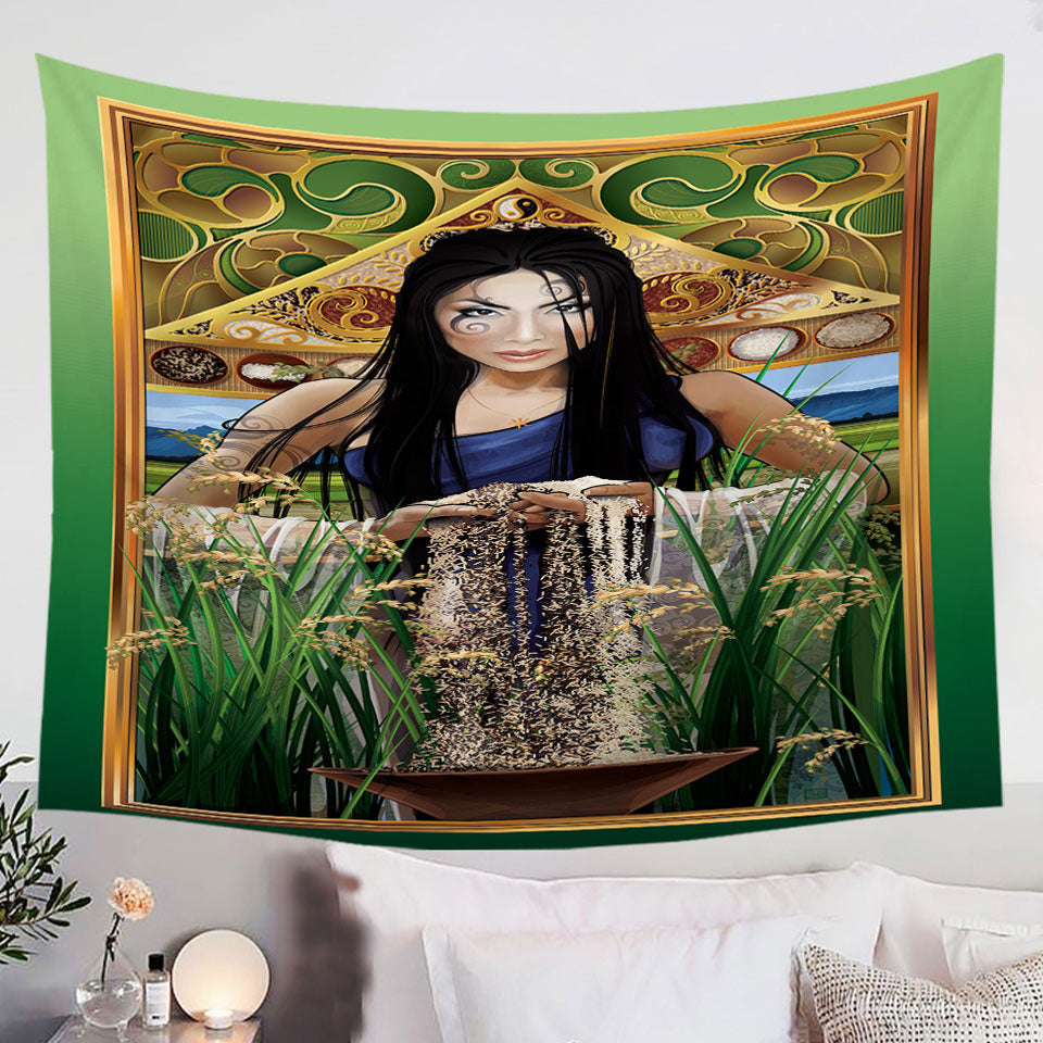 Unique-Wall-Decor-Cool-Woman-Art-Goddess-of-Rice