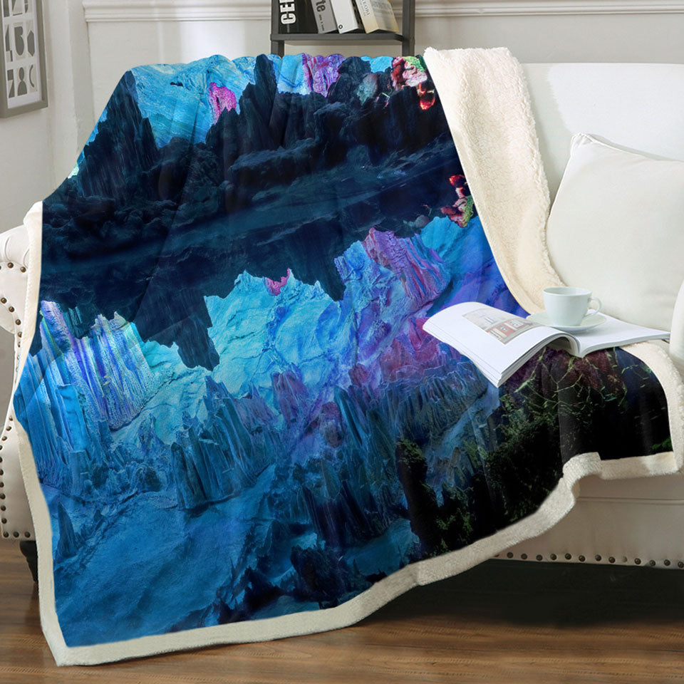 Unusual Blue Throws Secret Cave