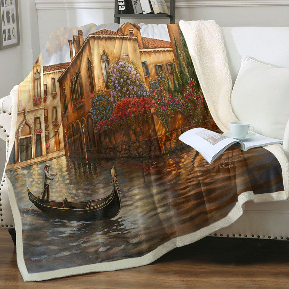 products/Venice-Throw-Blanket-City-Art-Painting-the-Gondola