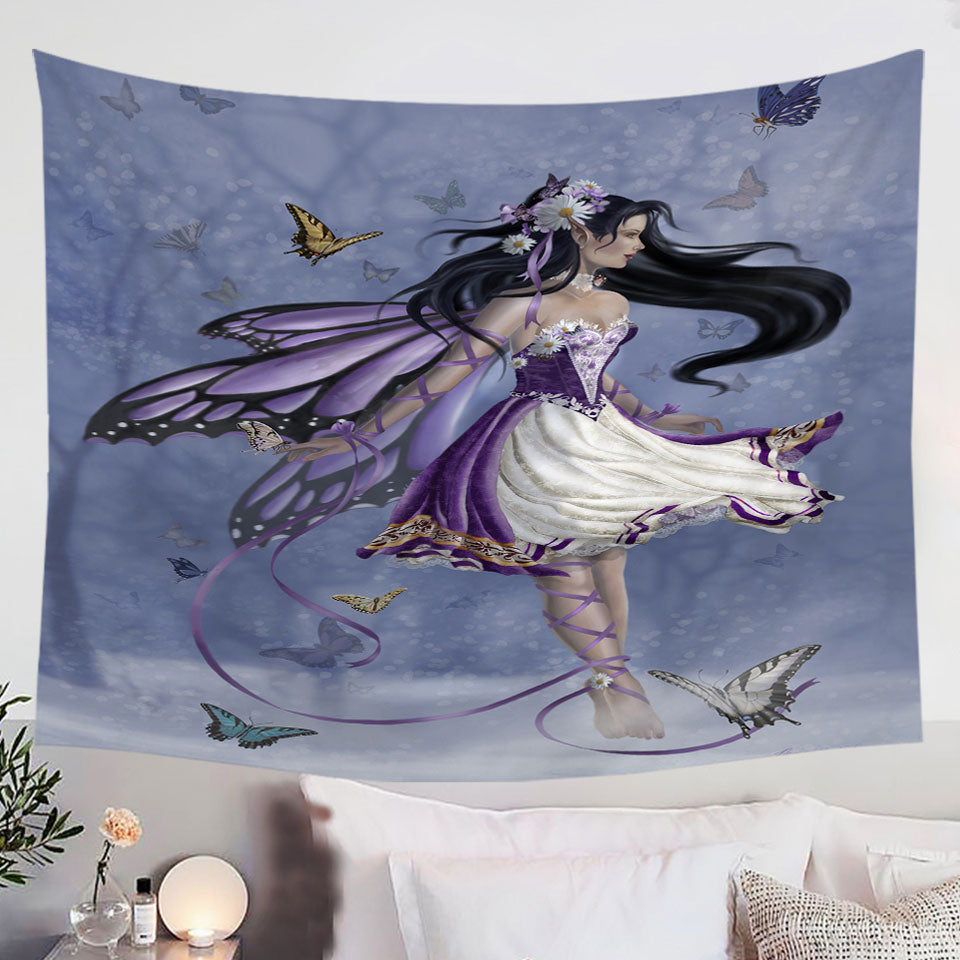 Violet-Wall-Decor-Melody-Purple-Butterfly-Fairy-Girl