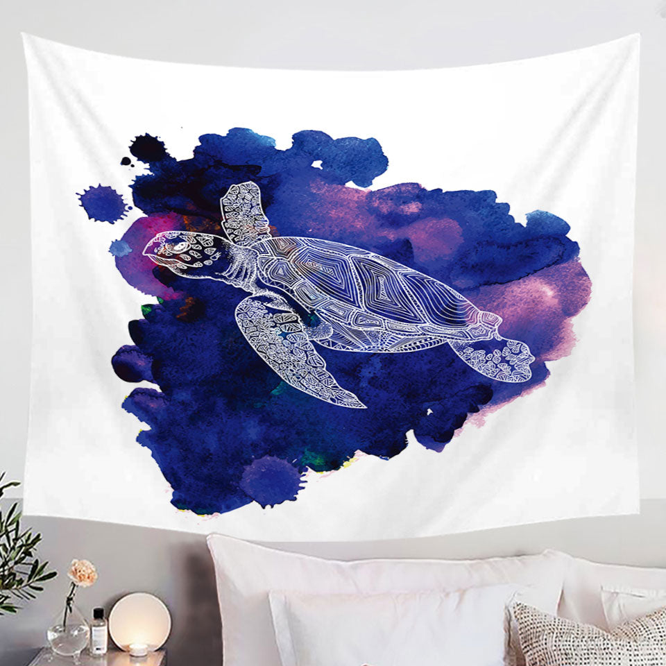 Colorful Oriental Dragonfly Tapestry