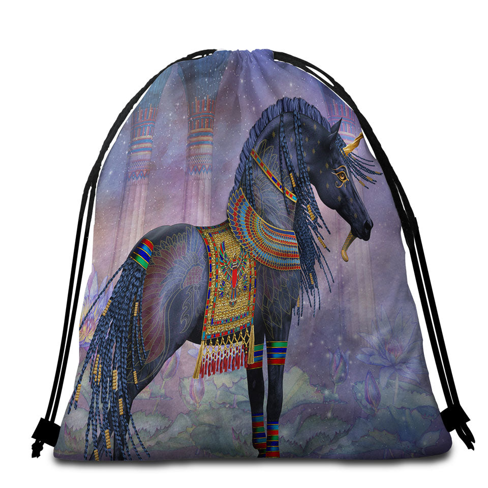 Adorable Dogs Art Cute Dalmatians Beach Towel Bags