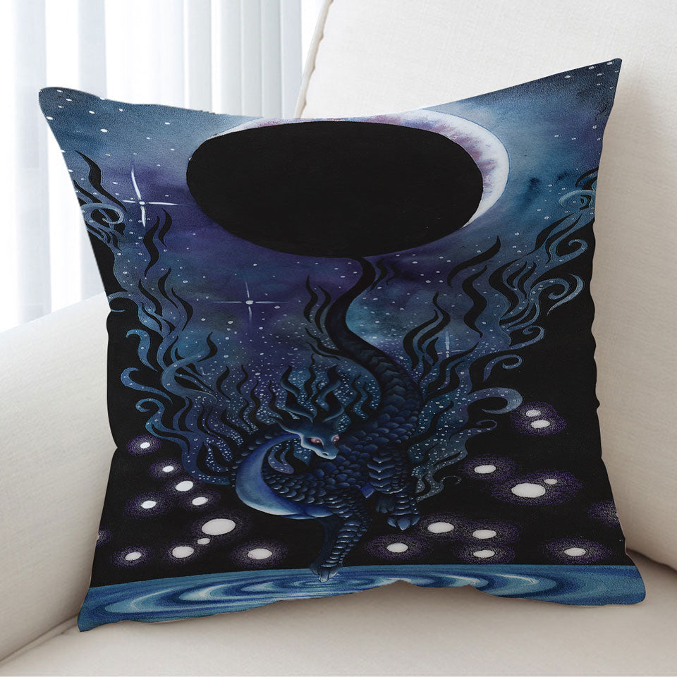Waters of Imagination Cool Fantasy Art Dragon Cushions