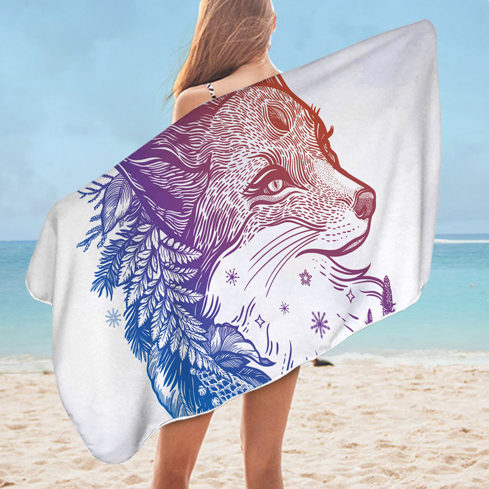 Wild Fox Beach Towels
