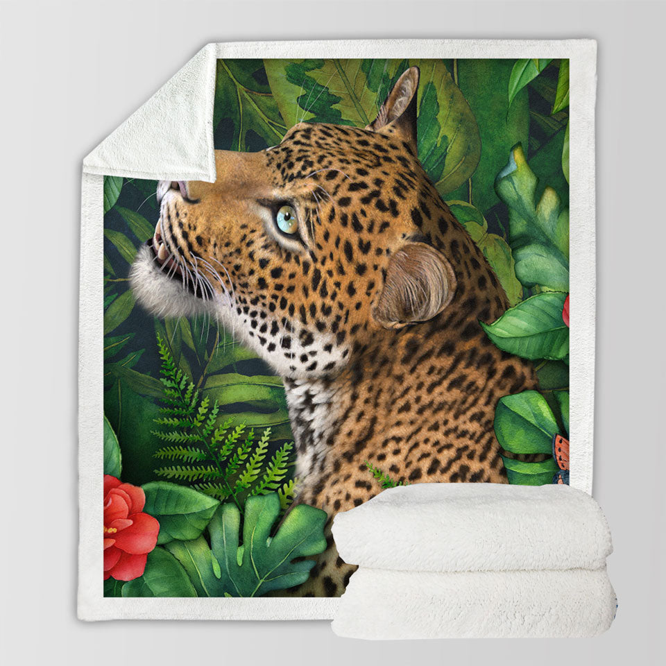 products/Wildlife-Art-Leopards-Sherpa-Blanket
