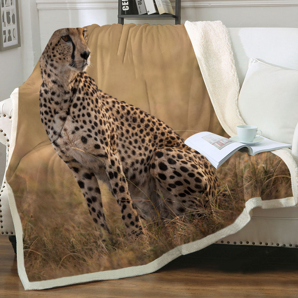 Wildlife Photo of Cheetah Cool Throws