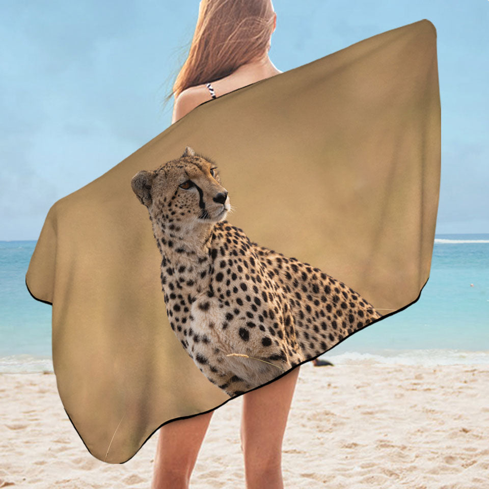 Wildlife Photo of Cheetah Pool Towel