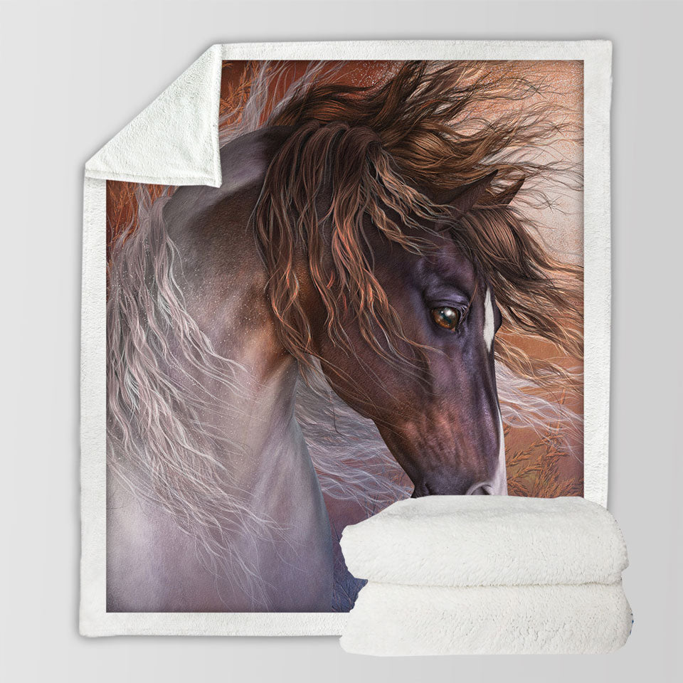 products/Wind-Stalker-Beautiful-Wild-Horse-Unique-Blankets