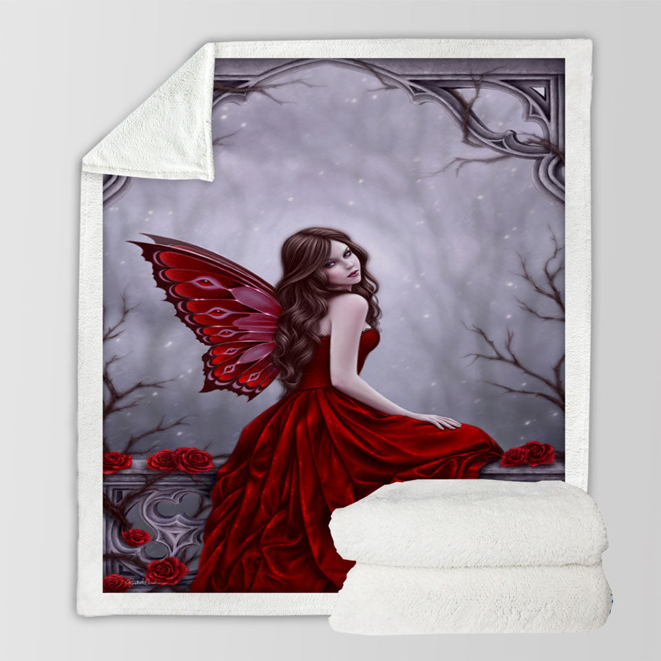 products/Winter-Rose-the-Beautiful-Butterfly-Woman-Sofa-Blankets