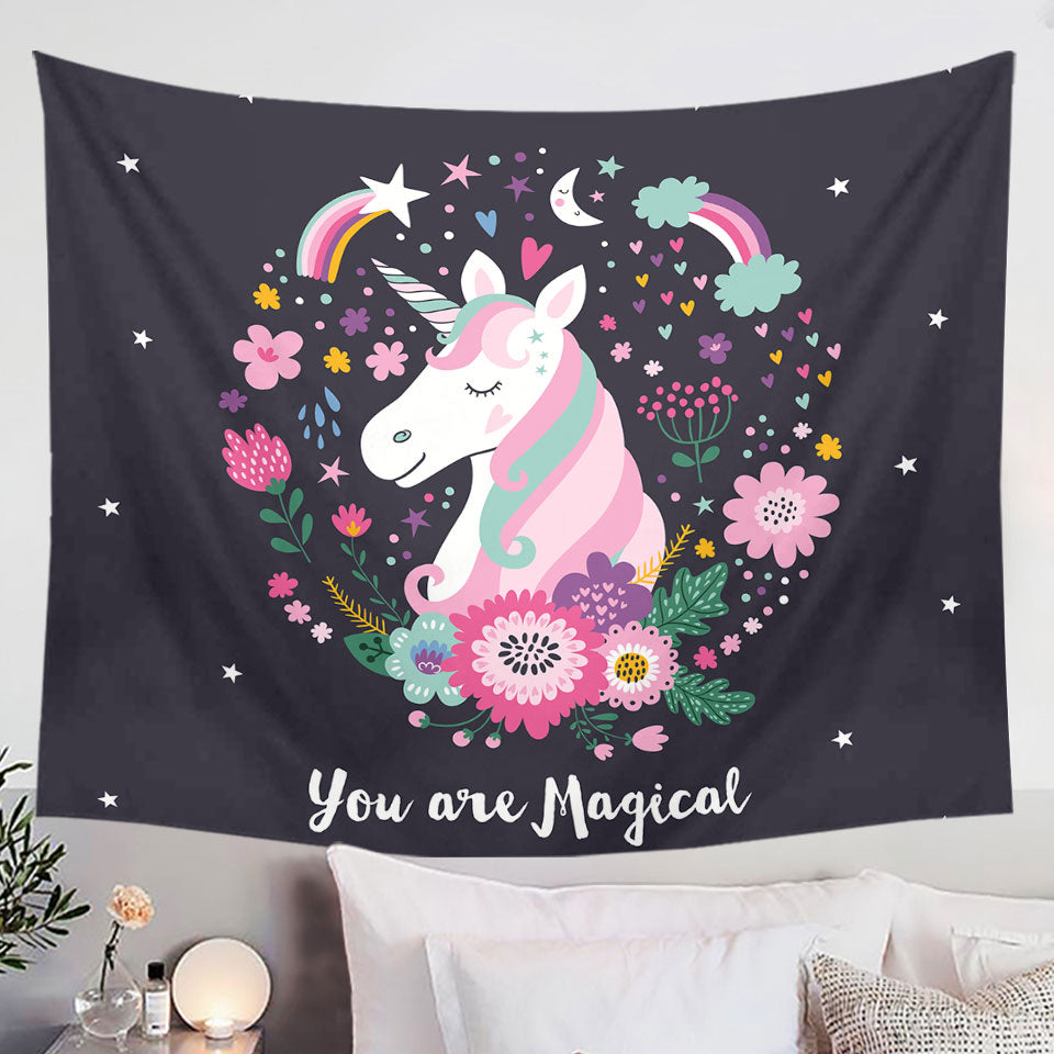 You are Magical Unicorn Tapestry